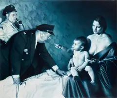 Gottfried Helnwein, American Madonna (Epiphany IV), 2000, oil and acrylic on canvas