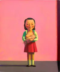 Liu Ye, Girl and Piggy, 1999, acrylic on linen