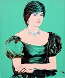 Portrait of Princess Diana by Andy Warhol, 1982, synthetic polymer paint and silkscreen ink on canvas, sold Oct 2024