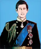 Portrait of Prince Charles by Andy Warhol, 1982, synthetic polymer paint and silkscreen ink on canvas, offered Oct 2024