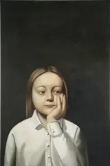 Anna Weyant, So Bored, 2019, oil on panel