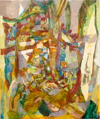Francesca Mollett, Divers, 2020, oil and acrylic on calico