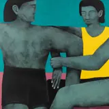 Vojtěch Kovařík, Lovers, 2020, acrylic on canvas