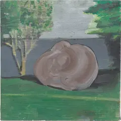 Noah Davis, Untitled, 2014, oil on canvas laid down on panel​