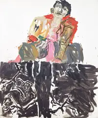 Georg Baselitz, Ein Moderner Maler (Remix), 2007, oil on canvas