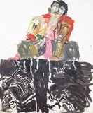 Georg Baselitz, Ein Moderner Maler (Remix), 2007, oil on canvas