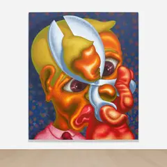 Peter Saul, Frontal Lobotomy, 1988, oil and acrylic on canvas