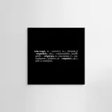 Joseph Kosuth, 'Titled (A.A.I.A.I.)' [concept], 1967, mounted photograph