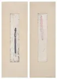 Louise Bourgeois, Toi et Moi, 1989-2003, etching, watercolour, gouache and Chine Collé on paper mounted on card, diptych