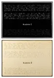 Marcel Broodthaers, Two works: (i) Académie I, (ii) Académie II