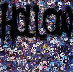 Feeling Hollow by Takashi Murakami, 2015, acrylic and platinum leaf on canvas laid down on aluminium, sold Oct 2024