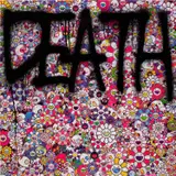 Takashi Murakami, Glory to Death (Multicolor), 2015, acrylic and platinum leaf on canvas laid down on aluminium