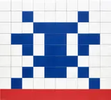 Invader, ALIAS SP-52, 2011, ceramic tiles on perspex panel