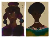 Chris Ofili, Two works: (i) Untitled; (ii) Untitled