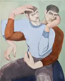 William Brickel, Two Figures (Lap), 2020, oil on canvas