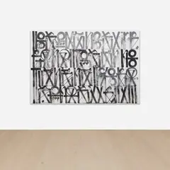 RETNA, Los Banditos, 2011, acrylic on canvas