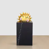 Adam Parker Smith, Setting Sun, 2019, resin, steel, urethane and marble
