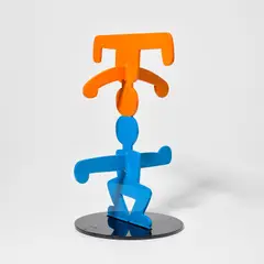 Keith Haring, Acrobats, 1986, polyurethane enamel on aluminum