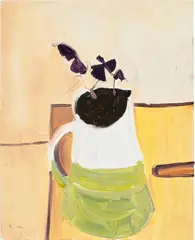 Chantal Joffe, Corona Flower 1, 2020, oil on board