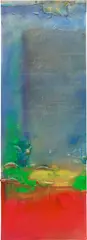 Shoreidol by Frank Bowling, 1999, acrylic and acrylic gel on collaged canvas, sold Dec 2024