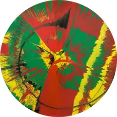Damien Hirst, Beautiful, Timeless, Tranquility Spin Painting for Deron, 2016, household gloss on canvas