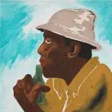Chase Hall, James JR Smith, 2018, acrylic on canvas