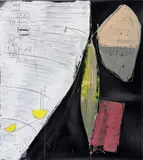 Anne Imhof, Untitled, 2014, oil on aluminium