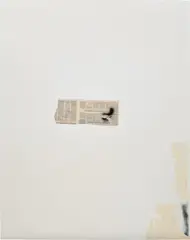 F (Michael Douglas) by David Ostrowski, 2013, acrylic, lacquer and newspaper on canvas, sold Dec 2024