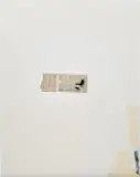 David Ostrowski, F (Michael Douglas), 2013, acrylic, lacquer and newspaper on canvas