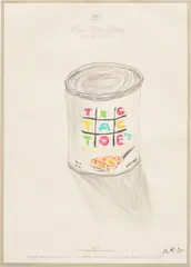 Martin Kippenberger, Untitled, 1990, coloured pencil on hotel stationery