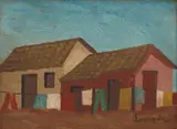 Amadeo Luciano Lorenzato, Untitled (Galpas), 1978, oil on hardboard