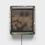 Alfredo Jaar, Embrace, 1996, quadvision lightbox with 4 colour transparencies
