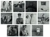 Roger Ballen, Eleven Works: (i) Dresie & Casie Twins, Western Transvaal; (ii) Elias Coming out from Under John’s Bed; (iii) Old Man, Ottoshoop; (iv) Portrait of sleeping girl; (v) Puppy Between Feet; (vi) Sergeant F de Bruin. Department of Prisons Employee; (vii) Two men in Dormitory Northwest province; (viii) Untitled; (ix) Untitled; (x) Wife of abattoir worker holding puppies. Orange Free State; (xi) Woman sitting in front of bamboo fence, 1983-1996, each gelatin silver print