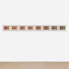 Anri Sala, Passage à côté de l'heure, 2006, Laserchrome print mounted on Reynobond, in artist's frame, in 8 parts