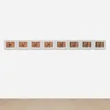 Anri Sala, Passage à côté de l'heure, 2006, Laserchrome print mounted on Reynobond, in artist's frame, in 8 parts