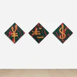 Joel Mesler, Untitled (YES, Dollar, Euro, Yen)