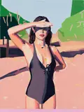 Guy Yanai, Looking West, 2022, oil on canvas