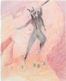 Anthony Cudahy, Touch and demon, 2020, coloured pencil on paper