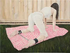 Noelia Towers, Picnic for Two, 2021, oil on canvas