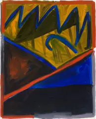 Untitled by Josh Smith, 2007, oil on canvas, sold Dec 2024
