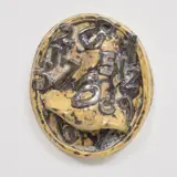 Woody De Othello, Making Space, 2021, glazed ceramic and white gold
