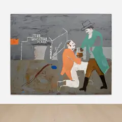 Danny Fox, The Prodigal Son Sucks Dick For Crack, 2018, acrylic on canvas