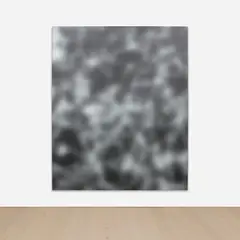 Jeff Elrod, Echo Painting, 2013, UV ink on Fischer canvas