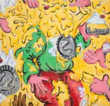Olivia Sterling, Like Lumpy Custard, 2022, acrylic on canvas