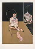 Francis Bacon, Seated Figure (after, Study for a Portrait 1981) (S. 5, T. 15), 1983, Etching and aquatint in colours, on Arches paper, with full margins