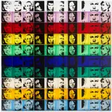 Portraits of the Artists, from Ten from Leo Castelli (F. & S. 17) by Andy Warhol, 1967, One hundred screenprints in black, on acrylic boxes in 10 colours, contained in the original card tray, sold Jan 2024
