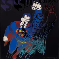Andy Warhol, Superman, from Myths (F. & S. 260), 1981, Screenprint in colours with diamond dust, on Lenox Museum Board, the full sheet