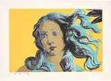 Details of Renaissance Paintings (Sandro Botticelli, Birth of Venus, 1482) (see F. & S. 316-319) by Andy Warhol, 1984, Unique screenprint in colours, on Arches Aquarelle paper, with full margins, sold Jan 2024