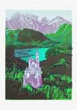 Neuschwanstein (see F. & S. 372) by Andy Warhol, 1987, Unique screenprint in colours, on Arches 88 paper, with full margins, sold Jan 2024