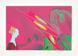 Details of Renaissance Paintings (Paolo Uccello, St. George and the Dragon, 1460) (see F. & S. 324-327) by Andy Warhol, 1984, Unique screenprint in colours, on Arches Aquarelle paper, with full margins, sold Jan 2024